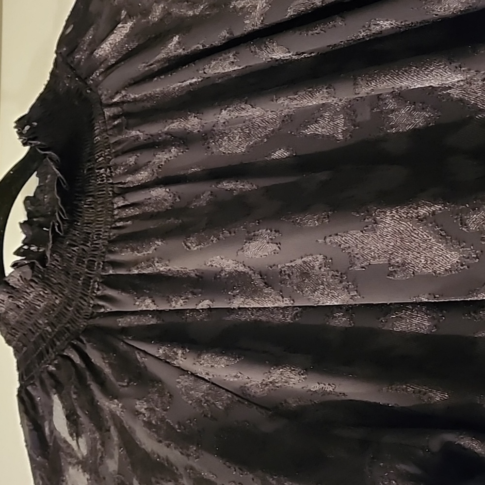 Calvin Klein Plus-Size Ruffled Collar Top - Picture 2 of 4